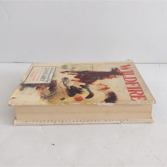 Vintage Zane Grey Wildfire Novel 1945 Hardcover Book Dust Jacket - Picture 4 of 9
